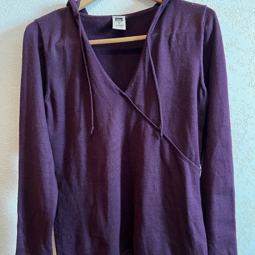 REI Long Sleeve Hooded Sweater